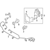 Audi Cruise Control Distance Sensor - Genuine Audi 80A907541E