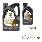 VW Oil Change Kit (5W40) - Castrol KIT-00453