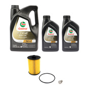 VW Oil Change Kit (5W40) - Castrol KIT-00466