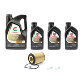 VW Oil Change Kit (5W40) - Castrol KIT-00491