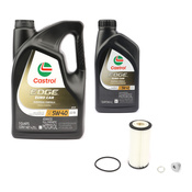 VW Oil Change Kit (5W40) - Castrol KIT-01227