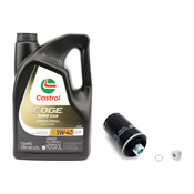 VW Oil Change Kit (5W40) - Castrol KIT-5W40OIL20T-2