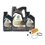 Porsche Engine Oil Kit 0w-30 - Castrol/Mahle Hybrid Oil Kit