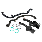 Porsche Engine Crankcase Breather Hose Kit - Genuine Porsche 970BREATHERKT1