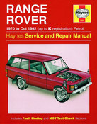 Range Rover Repair Manual - Haynes HAY-0606