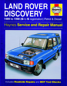 Land Rover Repair Manual - Haynes HAY-3016